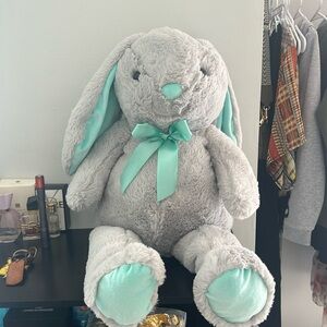 Easter Plush Bunny With Bow 72cm
